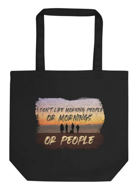 Anti-Morning People Sunset Organic Tote Bag-0