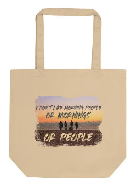 Anti-Morning People Sunset Organic Tote Bag-1