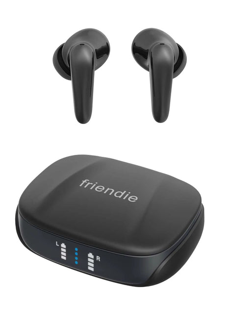 AIR Focus ANC Matte Black Active Noise Cancelling Earbuds (In Ear Wireless Headphones) - XLchoice