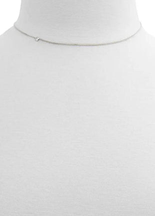 ALDO Silver Elastane Necklace - xlchoice.com