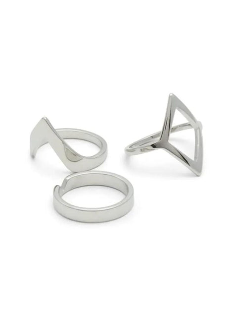 ALDO Silver Elastane Ring - xlchoice.com