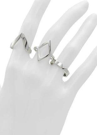ALDO Silver Elastane Ring - xlchoice.com