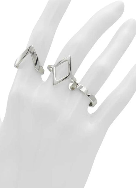 ALDO Silver Elastane Ring - xlchoice.com