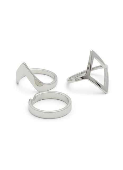 ALDO Silver Elastane Ring - xlchoice.com