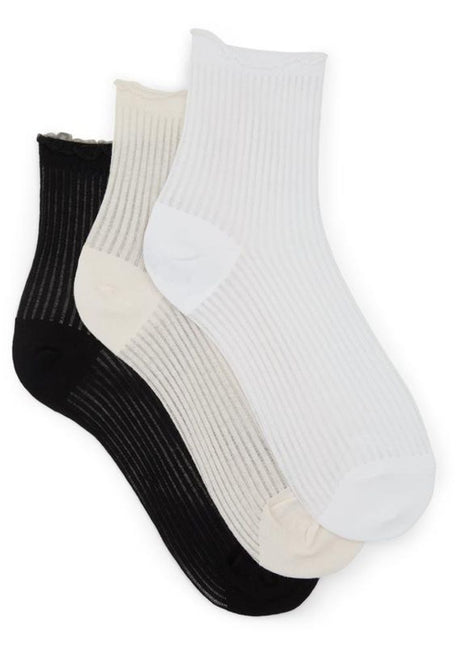 ALDO White Cotton Socks - xlchoice.com