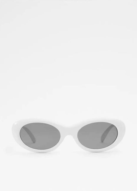 ALDO White Polycarbonate Sunglasses - xlchoice.com