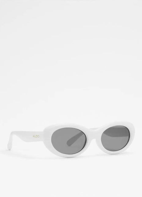 ALDO White Polycarbonate Sunglasses - xlchoice.com