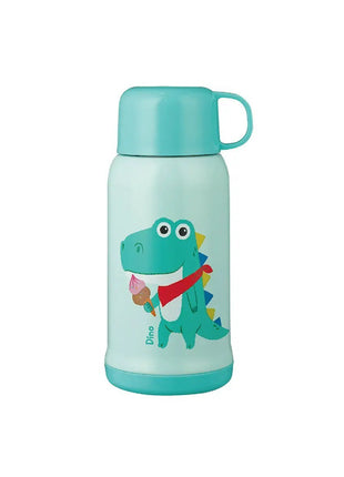 Animal Friends Kids 3 Lid 550ml Mint Insulated Water Bottle-0