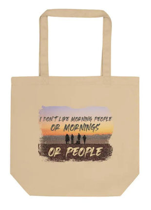 Anti-Morning People Sunset Organic Tote Bag-1