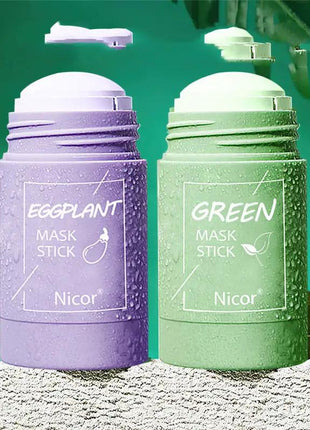 Cleansing Green Tea Mask Clay Stick Oil Control Anti-Acne Whitening Seaweed Mask Skin Care - xlchoice.com