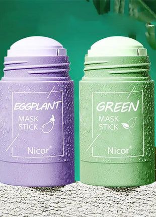 Cleansing Green Tea Mask Clay Stick Oil Control Anti-Acne Whitening Seaweed Mask Skin Care - xlchoice.com