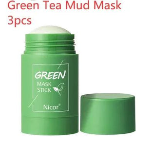 Cleansing Green Tea Mask Clay Stick Oil Control Anti-Acne Whitening Seaweed Mask Skin Care - xlchoice.com