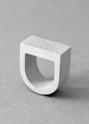 ARK CONCRETE RING | Pure Cement - XLchoice