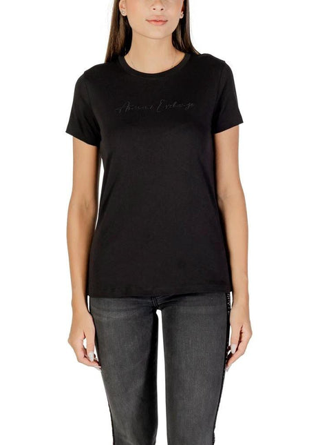 Armani Exchange Black Cotton T-Shirt - XLchoice