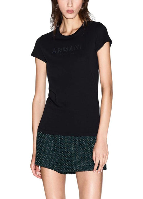 Armani Exchange Black Cotton T-Shirt - XLchoice