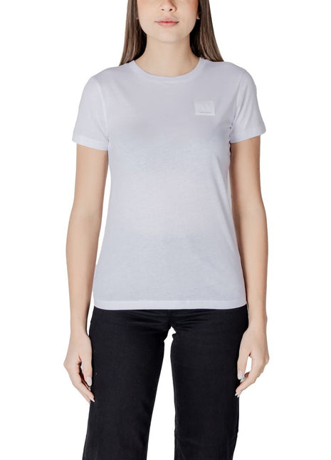 Armani Exchange White Cotton T-Shirt - XLchoice