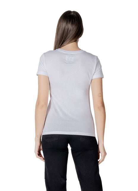 Armani Exchange White Cotton T-Shirt - XLchoice