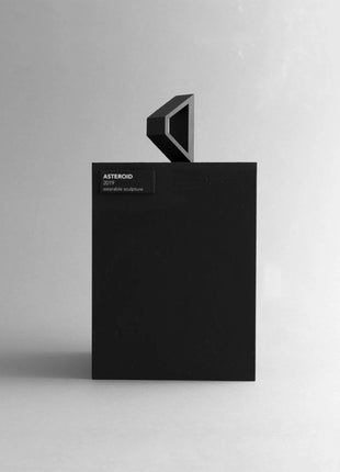 ASTEROID MAXI BLACK RING - Sculptural, Bold, and Immersive Design-2