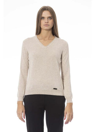 Baldinini Trend Beige Polyamide Women Sweater - XLchoice