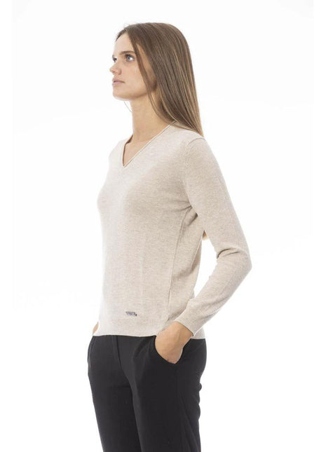 Baldinini Trend Beige Polyamide Women Sweater - XLchoice