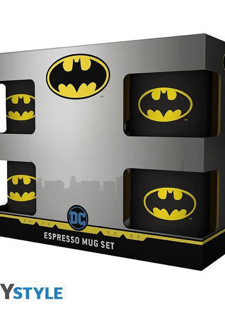 Dc Comics 4-piece espresso coffee cup Batman Iconic-0