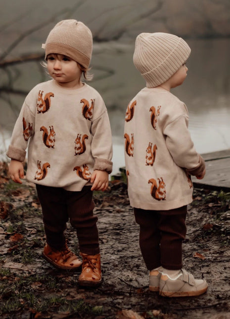 Squirrel knit sweater - XLchoice