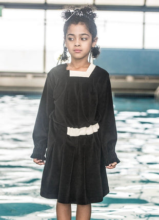 Black Velvet Dress for Girls - XLchoice