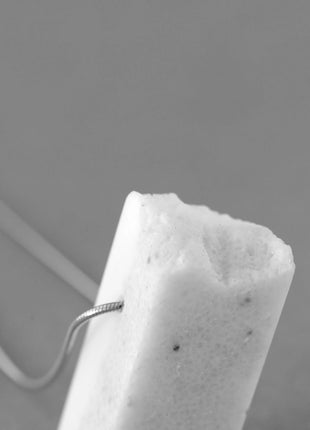 BLOCCO 55 – Carrara Marble Necklace | Handmade Statement Jewelry-1