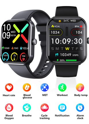 Wautton Pulse-Pro ECG Biometric Smartwatch SOS Emergency Alarm Call