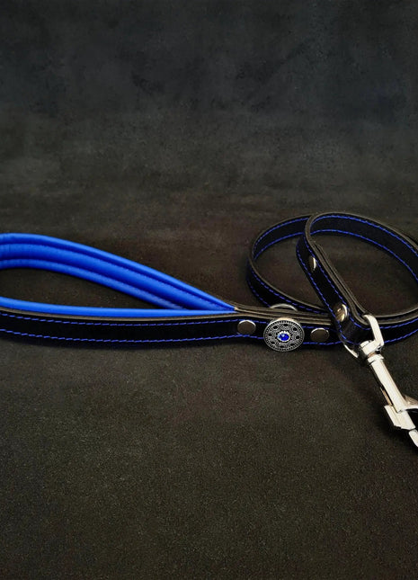 Blue Leather Bijou - xlchoice.com