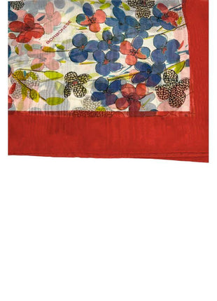 Borbonese Red Silk Women Scarf - XLchoice