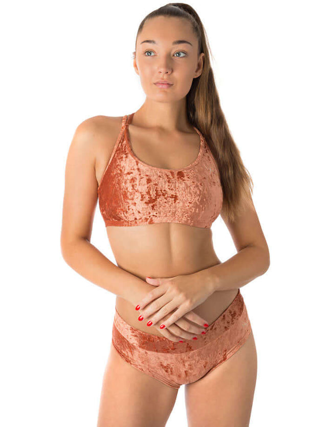 Velvet sports bra - Nicole