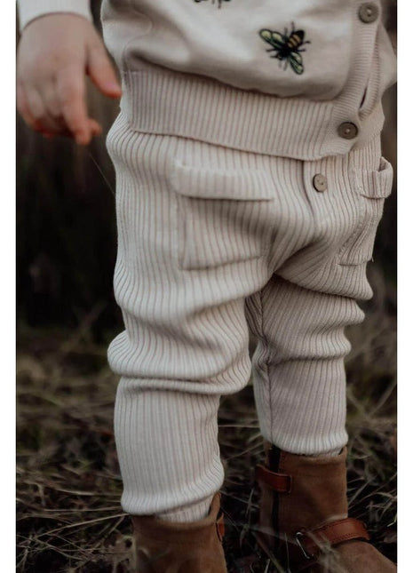 Buttery Soft Knit Pants Beige - XLchoice