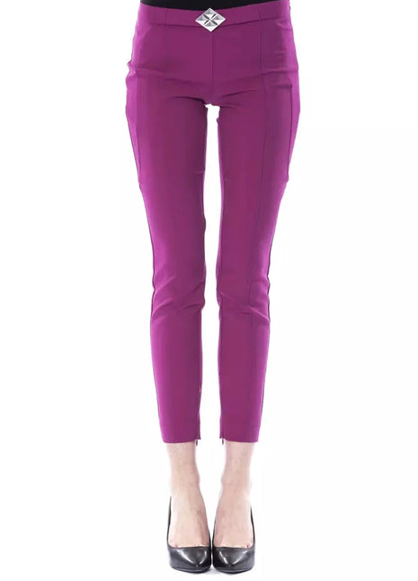 BYBLOS Purple Polyester Women Pants - XLchoice