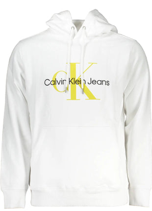 CALVIN KLEIN MEN'S WHITE ZIPLESS SWEATSHIRT - xlchoice.com