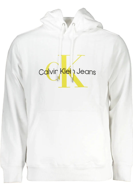 CALVIN KLEIN MEN'S WHITE ZIPLESS SWEATSHIRT - xlchoice.com