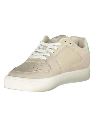 Calvin Klein Beige Polyurethane Women Sneaker - XLchoice.com