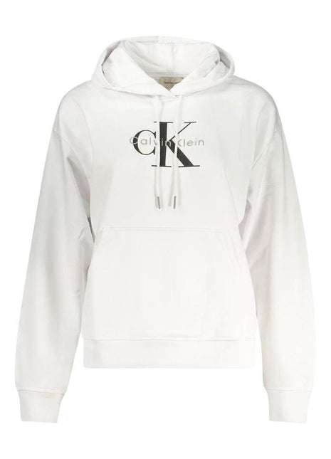 Calvin Klein Bianco Cotton Women Sweatshirt - XLchoice.com
