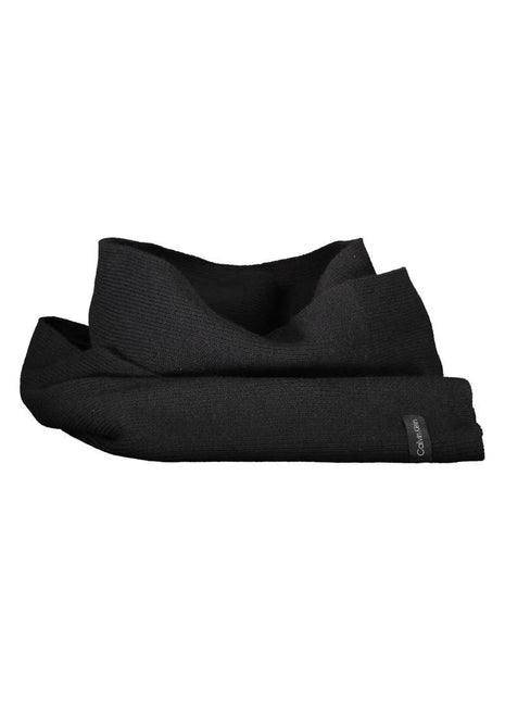 Calvin Klein Black Cotton Women Scarf - XLchoice
