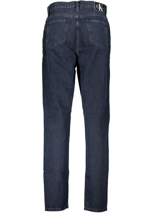Calvin Klein Blu Cotton Women Jeans - XLchoice