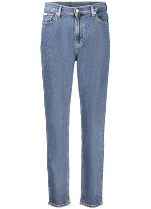 Calvin Klein Blue Cotton Women's Mom Jean - XLchoice