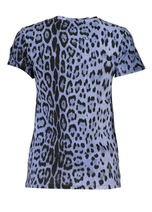 Cavalli Class Azzurro Cotton Women T-Shirt - xlchoice.com