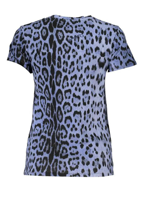 Cavalli Class Azzurro Cotton Women T-Shirt - xlchoice.com