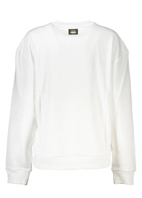 Cavalli Class Bianco Cotton Women Sweatshirt - XLchoice