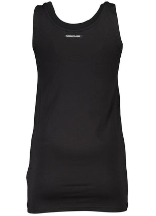 Cavalli Class Black Cotton Women Tank Top - xlchoice.com