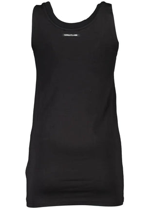 Cavalli Class Black Cotton Women Tank Top - xlchoice.com