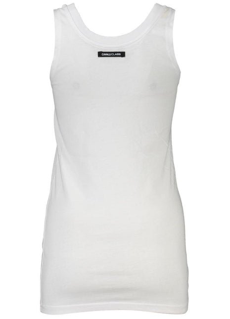 Cavalli Class White Cotton Women Tank Top - xlchoice.com