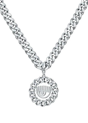 Chiara Ferragni Gray Stainless Steel Necklace - XLchoice