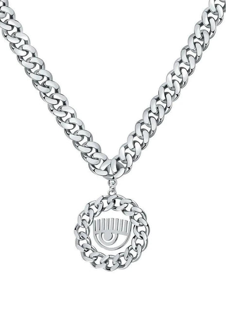 Chiara Ferragni Gray Stainless Steel Necklace - XLchoice