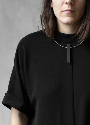 COLUMN NECKLACE | Black Cement-2